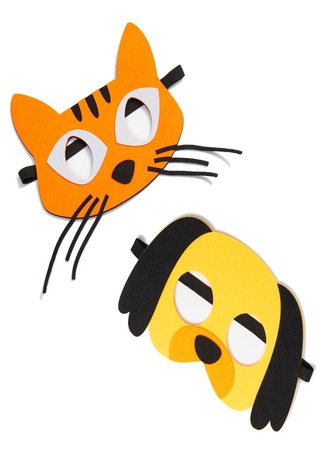 INF-STAR The Little Red Hen Felt Masks Set (4 Pcs) - Storytelling & Role Play Costume Masks for Kids | Red Hen, Cat, Dog, Rat & More | Perfect for Bedtime Stories, Learning, and Party Favors - Image 3
